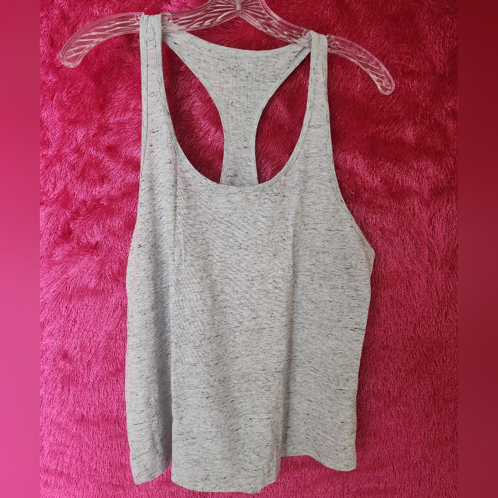 Zyia Charcoal Graceful racer tank size L EUC